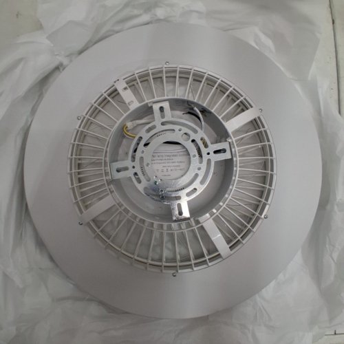 MODERN LOW-PROFILE LED INTELLIGENT CEILING FAN WITH REMOTE - 35W - 200MA - WHITE/GREY (MODEL: YY-FSD-IR-200MA) image 2