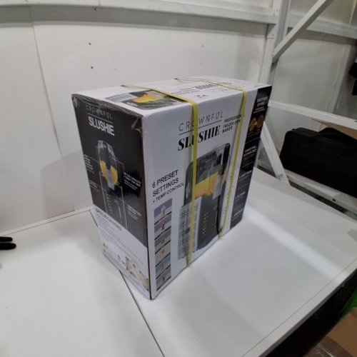 CROWNFUL SLUSHIE MACHINE FROZEN DRINK MAKER - 64OZ - BLACK (MODEL:FS208AN) image 2