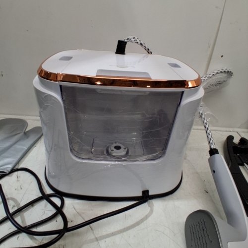 YOPOWER STANDING ADJUSTABLE GARMENT STEAMER - 31.4" X 37.4" X 13.4" - BLACK (MODEL: LG7582) image 5