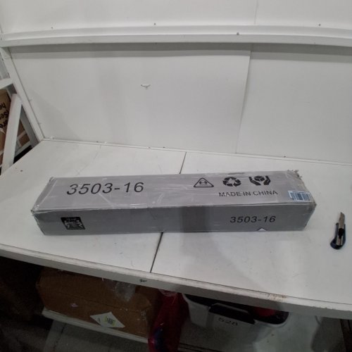 HUNLOSTTEN PLATFORM BED FRAME NO BOX SPRING NEEDED - 16" - FULL - BLACK (MODEL: 3503-16A) image 2