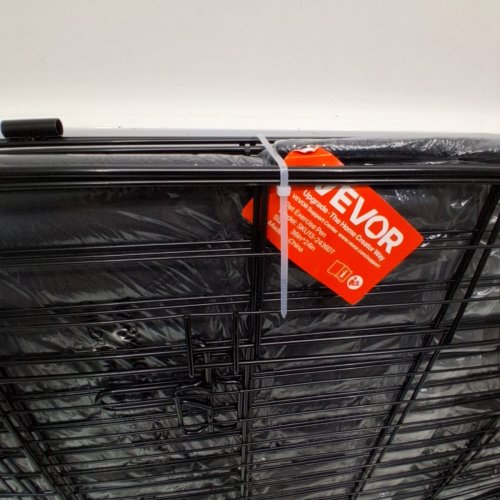 PET EXERCISE PLAYPEN WIHT TOP AND BOTTOM COVER - 36" X 63.8" - BLACK (MODEL: SKU13-2436DT) image 4