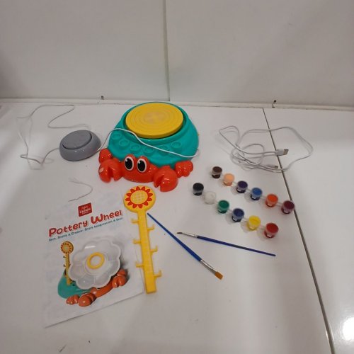 KID'S LEHOO CASTLE POTTERY WHEEL - MULTICOLOR (MODEL: DIY-005) image 4