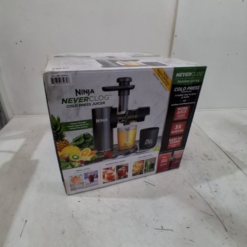 NINJA NEVER CLOG COLD PRESS JUICER - 150W - BLACK (MODEL: 2555552/JC155CCO) image 6