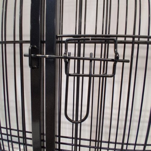 BESTPET HEAVY DUTY PET PLAYPEN WITH DOOR - 8 PANELS - 32" - BLACK (MODEL: HP3232-8-BLACK) image 4