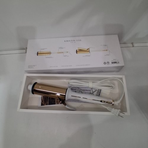 KRISTIN ESS SOFT BEND CURLING IRON - 2" - WHITE AND GOLD (MODEL: KES0193A) image 3