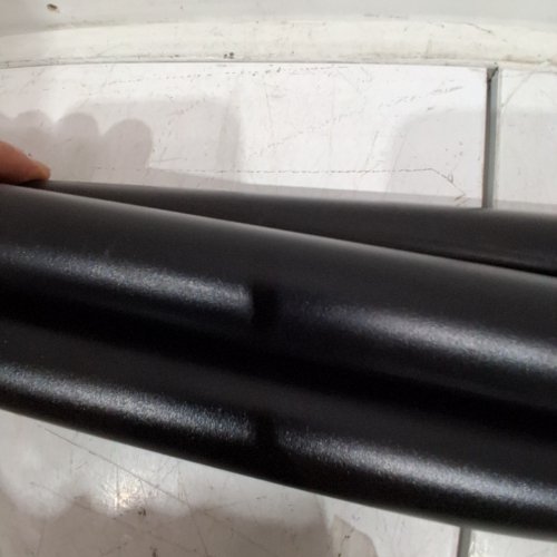 UMIMILE 1.26" TENSION CURTAIN ROD SPRING CLOSET ROD FOR WINDOWS OR SHOWER - 51" - 145" - BLACK (MODEL: W2-TROD) image 3