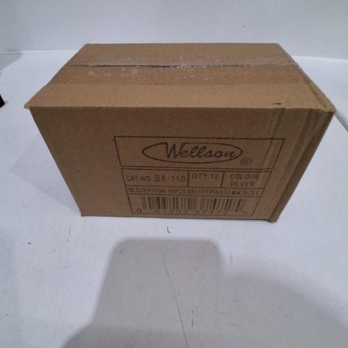 (12) 40PC WELLSON SAFETY PINS - 57MM - SIZE 4 - SILVER image 5