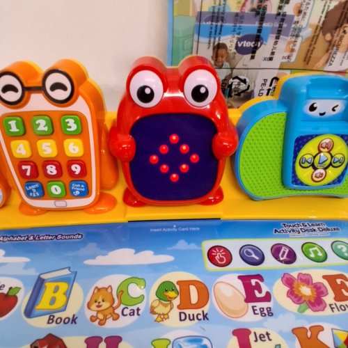 VTECH KIDS BATTERY POWERED TOUCH & LEARN ACTIVITY DESK DELUXE - MULTICOLOUR (MODEL: 1948) image 4