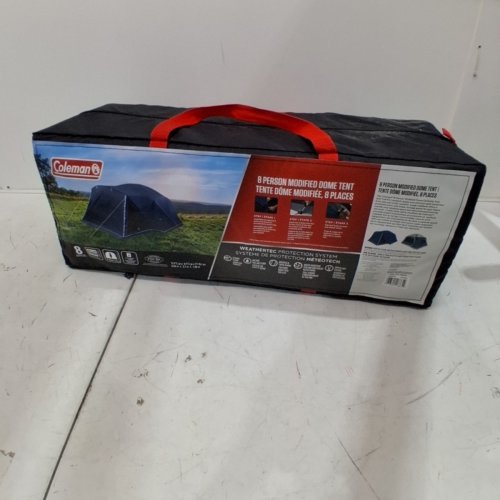 COLEMAN CAMPING XL TENT FOR 8 PEOPLE - 12FT X 9FT- BLUE image 2
