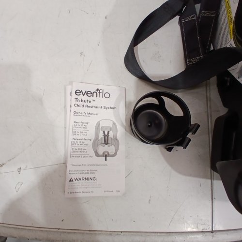 EVENFLO TRIBUTE LX CONVERTIBLE CAR SEAT - 40LBS CAP - GREY (MODEL: 38111190C) image 5