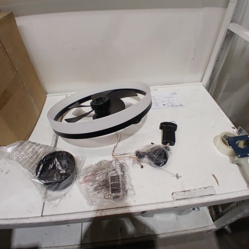 WESTINGHOUSE CODY CHANDELIER CEILING FAN WITH LED LIGHT AND REMOTE CONTROL - 20" - BLACK image 2