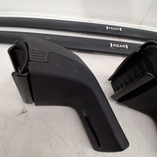 2PC VEHICLE ROOF RACK CROSSBARS WITH LOCK - 3FT - 200LBS MAX/CAP - BLACK image 3