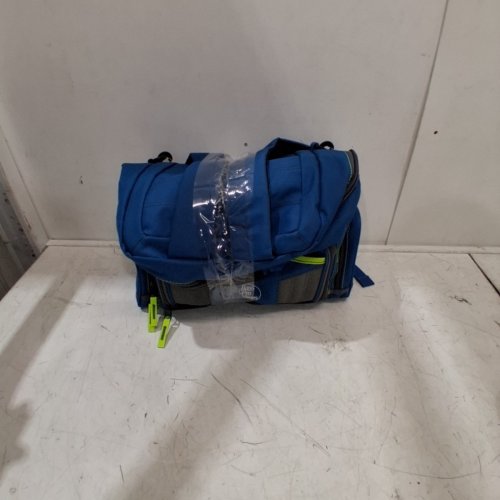5PC BPS PRO GUIDE 3600 BACKPACK TACKLE BAG *MISSING TACKLE BOXES* - 20" - GREEN/BLUE image 5