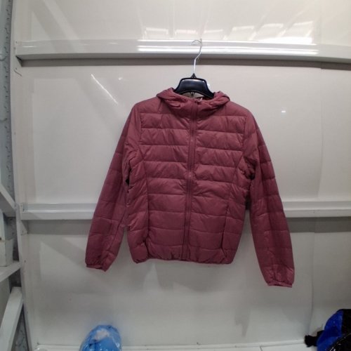 WOMEN'S LIGHTWEIGHT PUFFER QUILTED JACKET - XL - DUSTY ROSE image 2