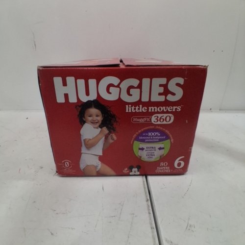 80PK HUGGIES LITTLE MOVERS HUGGFIT 360 - SIZE 6- MICKEY MOUSE (MODEL: 00036000566130) image 3