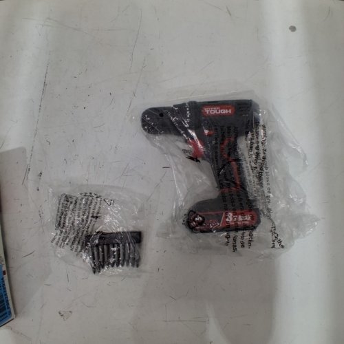 HYPER TOUGH TOOL ONLY MAX LITIUM-ION CORDLESS DRILL - 8 V - BLACK/RED (MODEL: AQ76020G) image 2