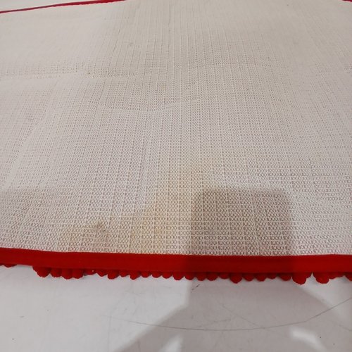 3PC CHENILLE BATHROOM MAT SET - RED image 3