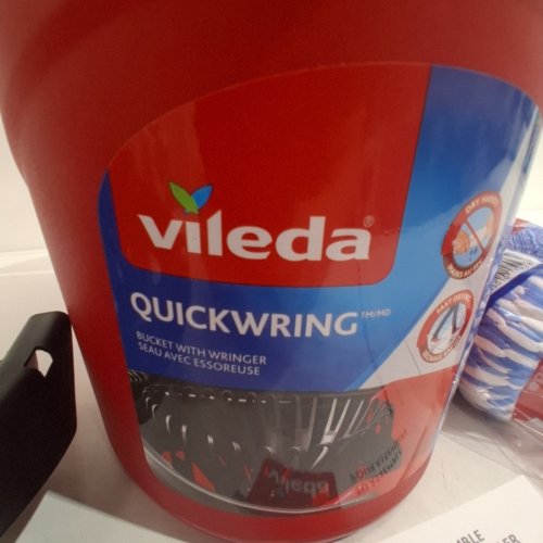 VILEDA QUICK WRING BUCKET - 10L - RED image 2