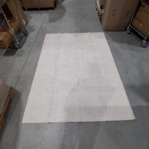 GARVEE WASHABLE MODERN ABSTRACT NON-SLIP AREA RUG - 5FT X 7FT - CREAM image 2