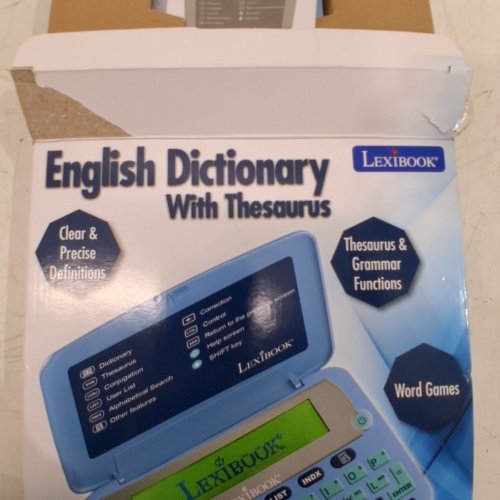 LEXIBOOK THE ENGLISH DICTIONARY - BLUE\GREY (MODEL:D650EN) image 2