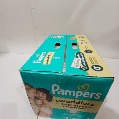 80PK PAMPERS SWADDLERS DIAPERS - SIZE 6 image 3
