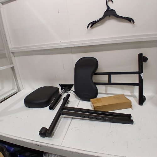 ERGONOMIC OFFICE FOAM CUSHION KNEELING CHAIR WITH WHEELS - 265LBS MAX - BLACK - (MODEL: MST005-1) image 2