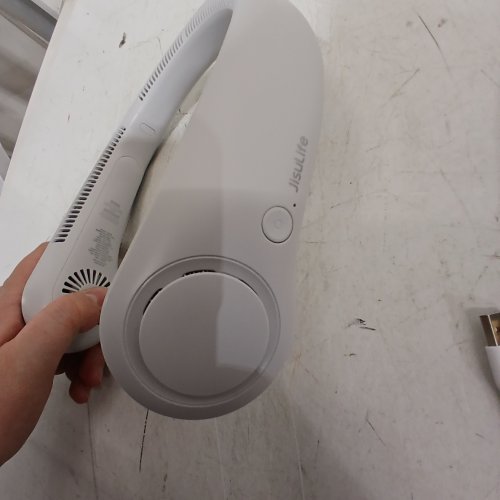 2PK JISULIFE RECHARGEABLE COOLING NECK FANS - WHITE (MODEL: 2789239) image 2