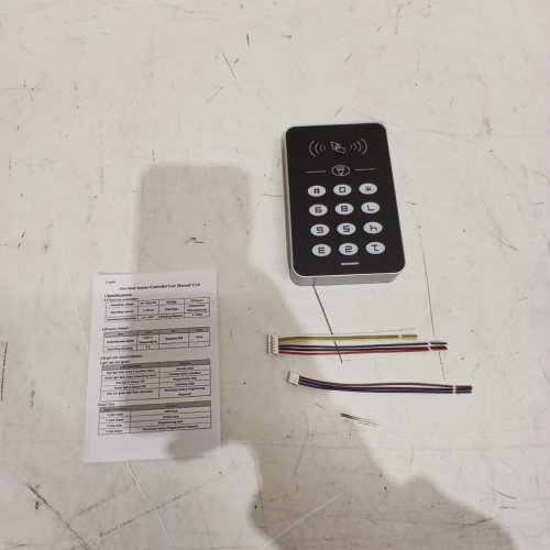 DOOR ACCESS CONTROL KEYPAD - BLACK AND SILVER image 2