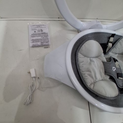 INFANT MUNCHKIN SMART SWING WITH BLUETOOTH - WHITE/GREY - (MODEL: MKCA0788 REV 1 ) image 4