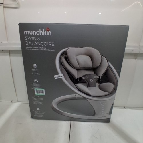 INFANT MUNCHKIN SMART SWING WITH BLUETOOTH - WHITE/GREY - (MODEL: MKCA0788 REV 1 ) image 5