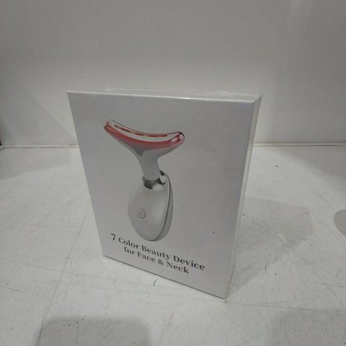 BEAUTY DEVICE FOR FACE AND NECK WITH 7 COLORS - WHITE image 2