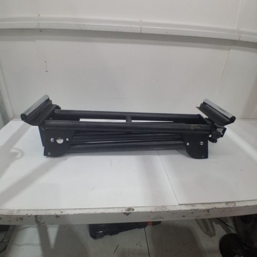 EVOLUTION POWER TOOLS EVOMS1 COMPACT FOLDING MITER SAW STAND W/ROLLERS, AND END STOPS - BLACK image 2