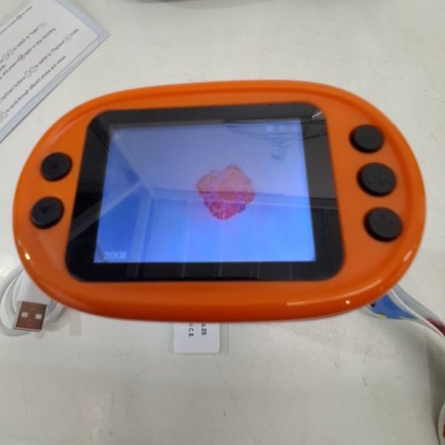 BEBANG HANDHELD DIGITAL MICROSCOPE - 1000X, 2.0" IPS SCREEN - ORANGE (MODEL: WX-A01-119) image 2