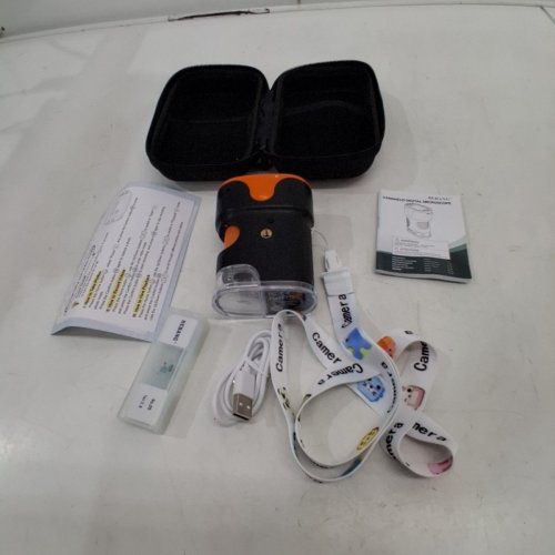 BEBANG HANDHELD DIGITAL MICROSCOPE - 1000X, 2.0" IPS SCREEN - ORANGE (MODEL: WX-A01-119) image 4