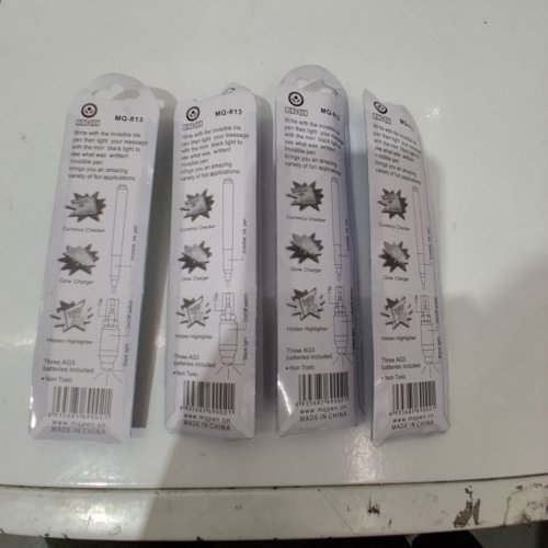 4PK MING QUN INVISIBLE PEN AND BLACK LIGHT COMBO - BLUE, PURPLE, GREEN, PINK image 3