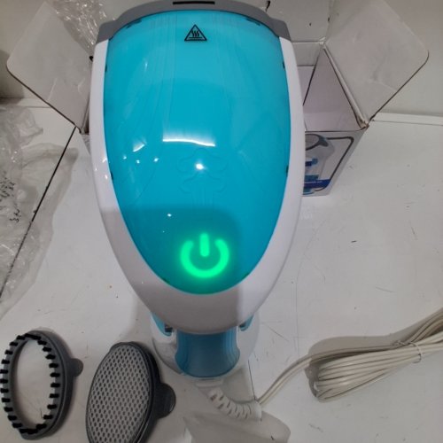 4PC BEAUTURAL HANDHELD CLOTHING STEAMER - 1200W - AQUA/WHITE (MODEL: 722NA-0001) image 2