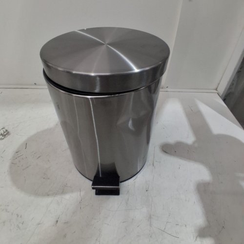 MAINSTAYS STAINLESS STEEL PEDAL BIN - 5 L- SILVER image 2