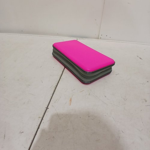 MISMART HEAVY DUTY CD DVD BLU-RAY MEDIA CASE HOLDER ORGANIZER - UP TO 48 CDS - PINK image 5