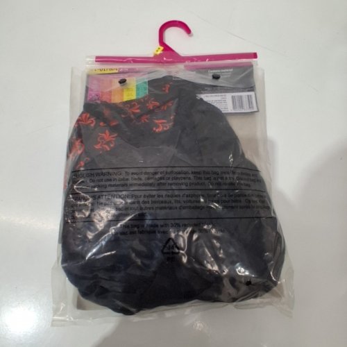 2PC GIRL'S PARTYHOLICS BLOODMOON BELLA COSTUME - LARGE (10-12) - BLACK / RED (STYLE: 14882 L) image 3