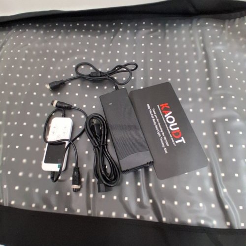KAOUDT DUAL WAVELENGTH TPU RED LIGHT BLANKET WITH 2600 LEDS (660NM & 850NM) - 72" X 33.6" - BLACK (MODEL: HGSD) image 4