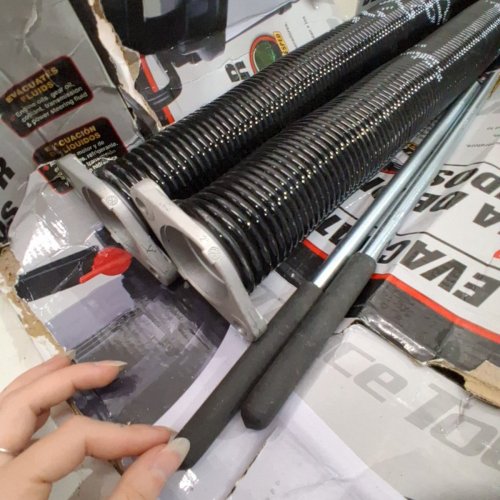 2PK UNIVERSAL GARAGE DOOR TORSION SPRINGS - 0.218" X 2" X 24" - BLACK image 3