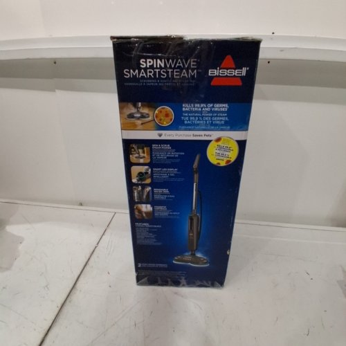 BISSELL SPINWAVE SMARTSTEAM SCRUBBING STEAM MOP WITH ROTATING MOP PADS - (MODEL- 3712) image 6