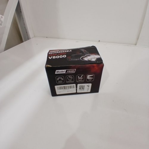 VICTOPER WATERPROOF SUPER BRIGHT RECHARGEABLE HEAD LIGHT - 18000 LM - GREY BAND (MODEL: V8000) image 3