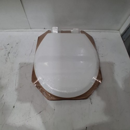 BEMIS MAYFAIR KENDALL SLOW CLOSE ROUND TOILET SEAT - ENAMELED WOOD SEAT - 17" - WHITE (MODEL: 888SLOW) image 2