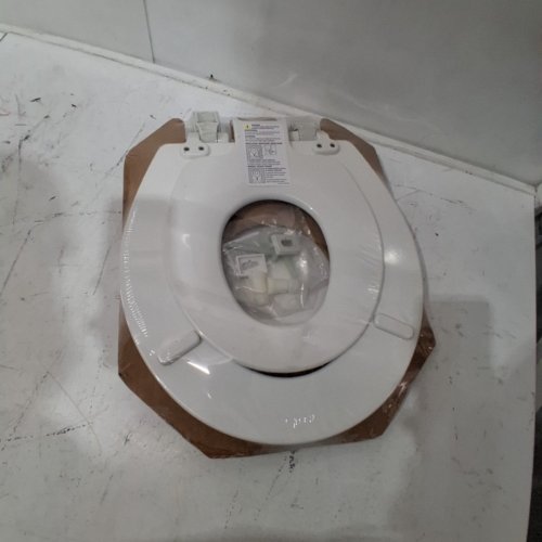 BEMIS MAYFAIR KENDALL SLOW CLOSE ROUND TOILET SEAT - ENAMELED WOOD SEAT - 17" - WHITE (MODEL: 888SLOW) image 3