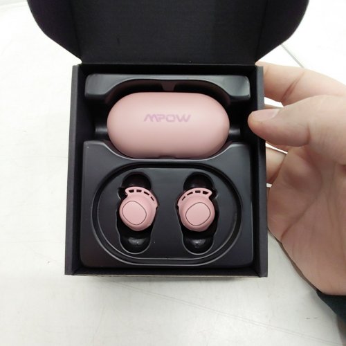 MPOW M30 TRUE WIRELESS EARBUDS - PINK (MODEL: BH437A) image 2