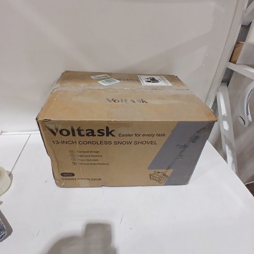 VOLTASK CORDLESS ELECTRIC SNOW SHOVEL - 13" - 24V *TOOL ONLY* BLACK/ORANGE (MODEL: CSS001-130OR-CAVK) image 4