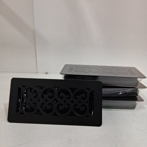 4PK MANOR HOUSE LOW-PROFILE VENT COVER - 4" X 10" - BLACK (MODEL: 2173936 / MH2028) image 2