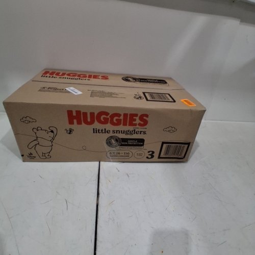 156PK HUGGIES LITTLE SNUGGLERS LIMITED EDITION DISPOSABLE DIAPERS - SIZE 3 (UP TO 28LBS) - DISNEY BABY WINNIE THE POOH image 4