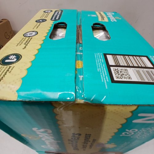 136PK PAMPERS SWADDLERS DISPOSABLE BABY DIAPERS - NEWBORN SIZE image 3
